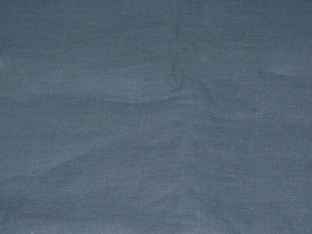 Precut of Steel Blue Pure Linen 60 Lea Fabric