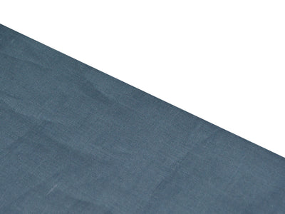 Steel Blue Pure Linen 60 Lea Fabric