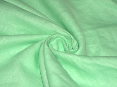 Precut of 1 Meter Mint Green Pure Linen 60 Lea Fabric