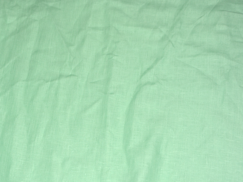 Precut of 1.5 Meter Mint Green Pure Linen 60 Lea Fabric