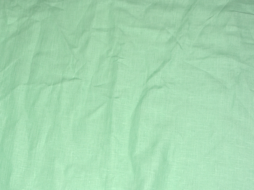 Precut of 1 Meter Mint Green Pure Linen 60 Lea Fabric