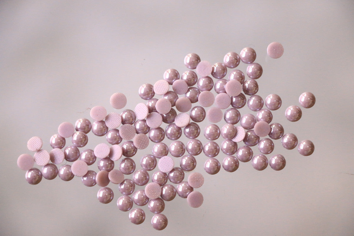 Lavender Pearl Hotfix Rhinestones