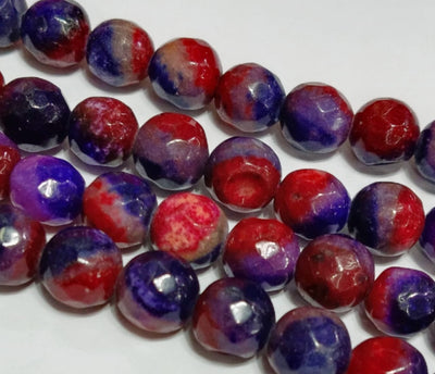 Multicolour 8 mm Rondelle Jade Quartz Stones