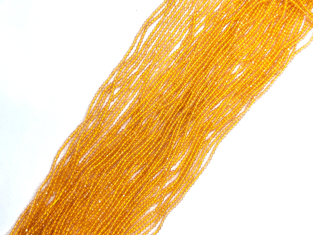 Mustard Transparent Hydro Spherical Crystal Beads (Wholesale)