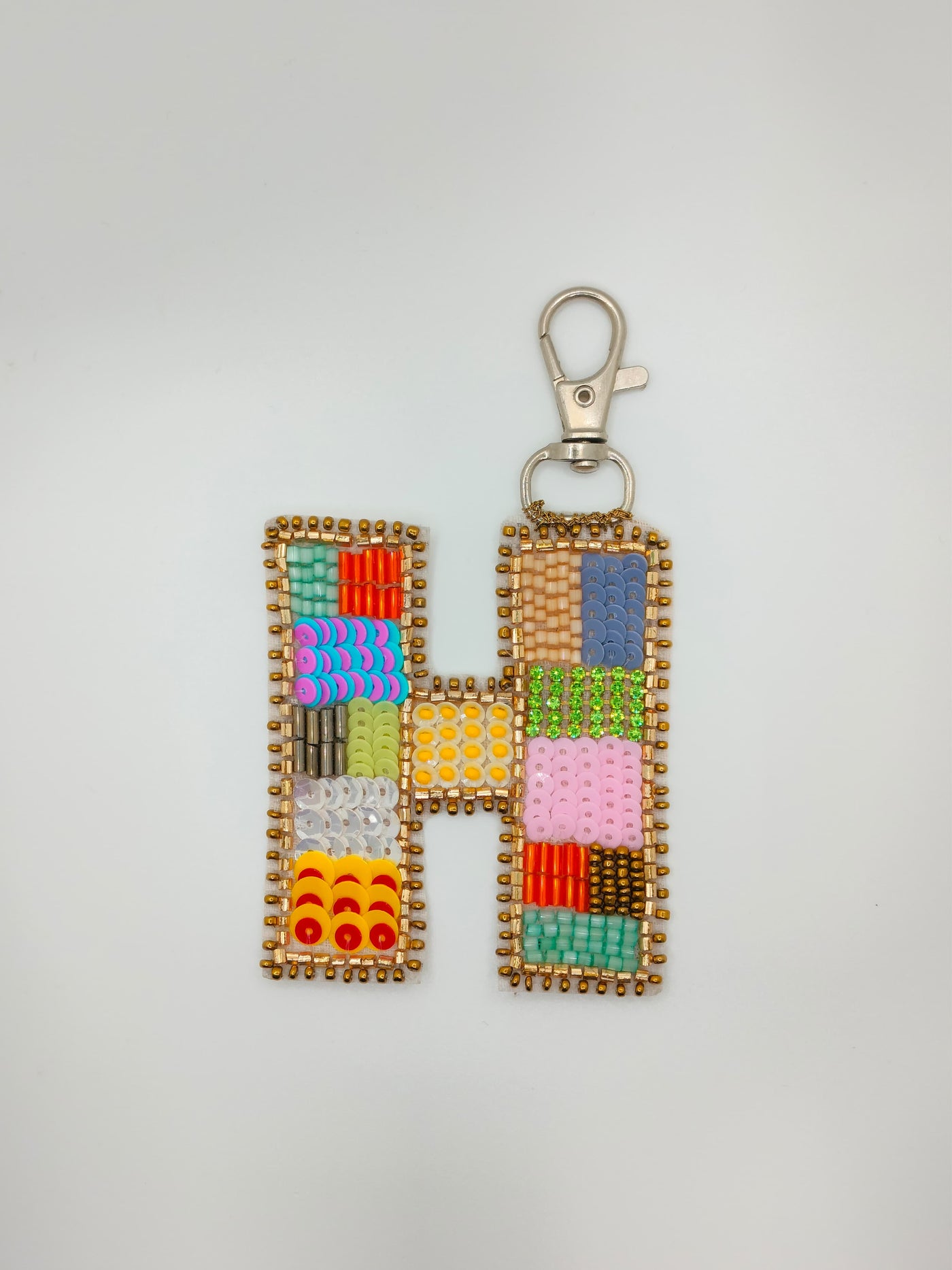 Multicolor 'H' Bag Charms