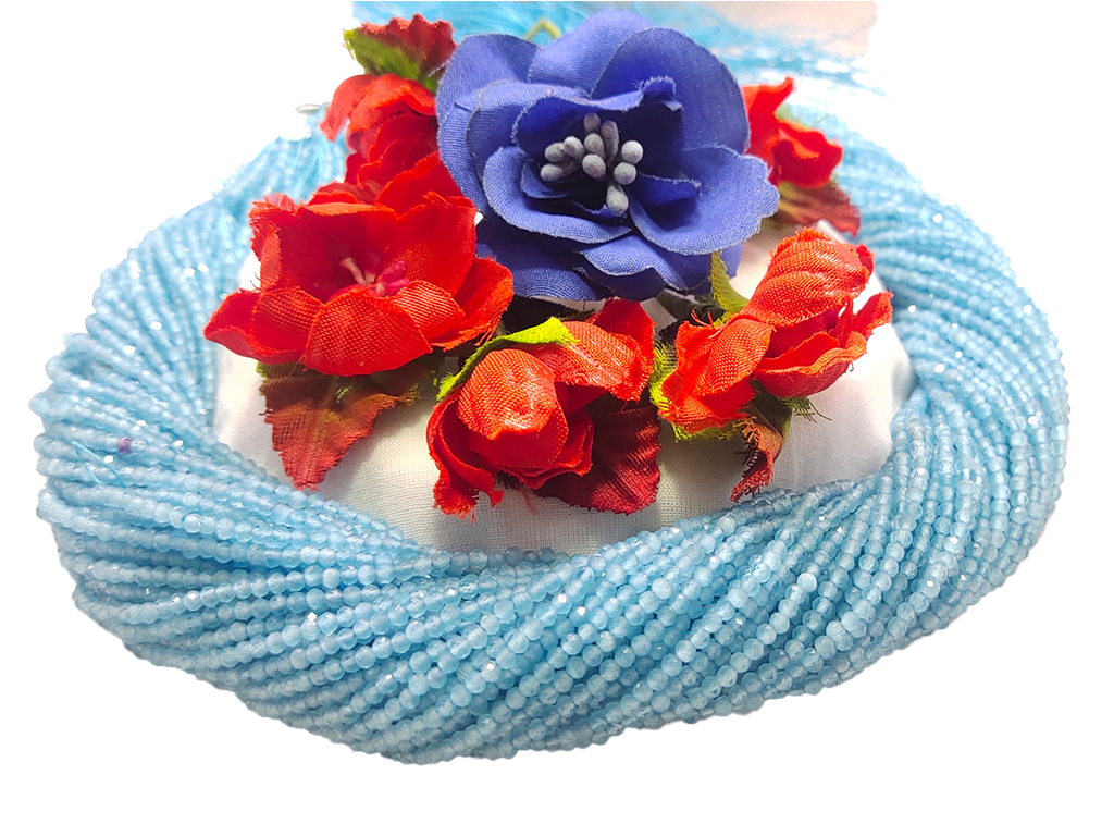 Pastel Blue Monalisa Hydro Crystal Beads (Wholesale)