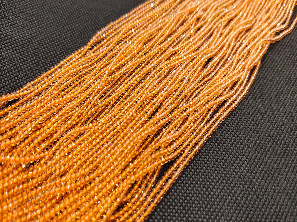 Orange Transparent Hydro Spherical Crystal Beads  (Wholesale)