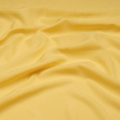 Butterscotch Yellow Plain American Crepe Fabric