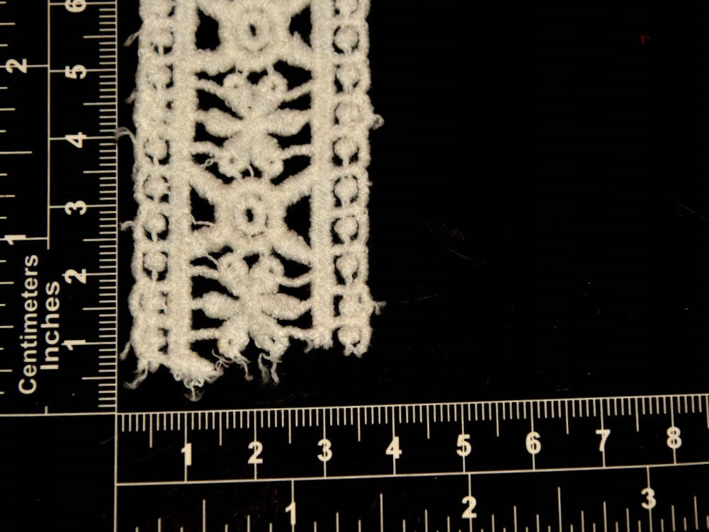 White Cotton Crochet Lace