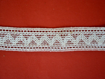 Off White Pattern L-87 Dyeable Cotton Crochet Lace (Wholesale)