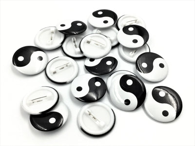 Black & White Brooch