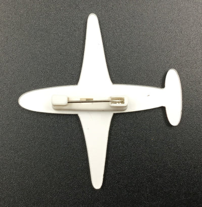 Multicolor Airplane Badge