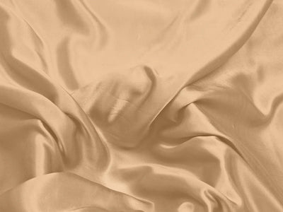 Beige Plain Dyed Modal Satin Fabric (Wholesale)