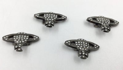 Black Nickel Assorted Brooch