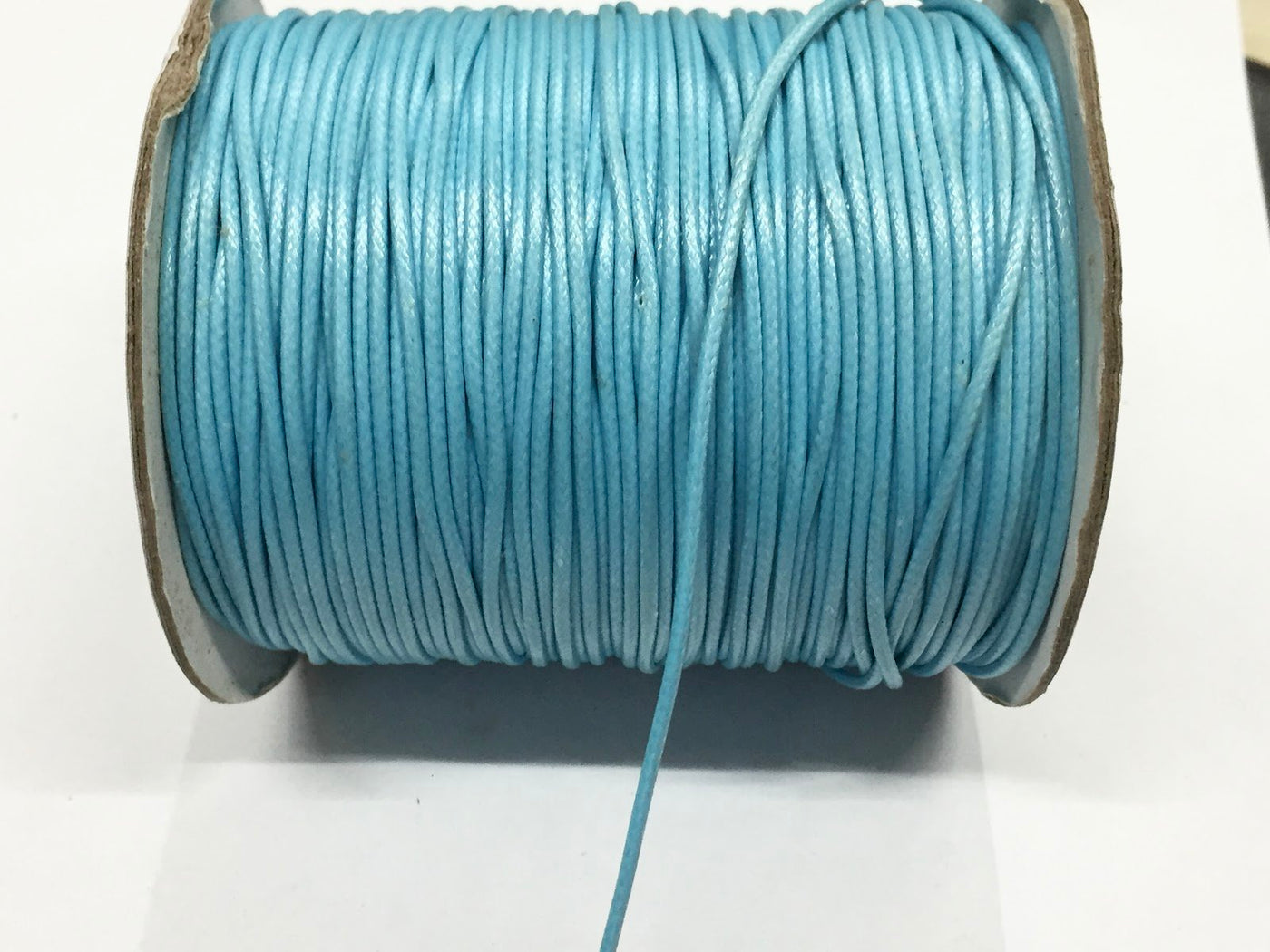 Blue Leather Cord