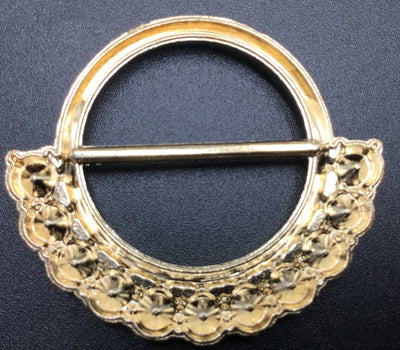 Golden Circular Nickle Buckle