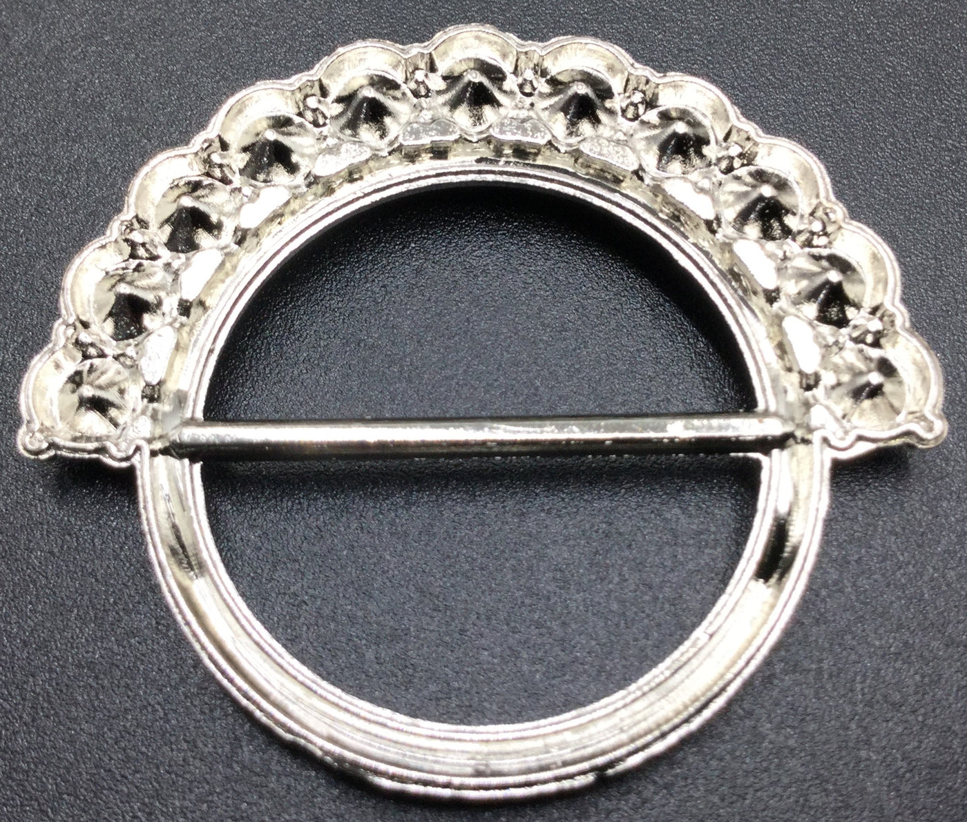 Silver Circular Nickle Buckle