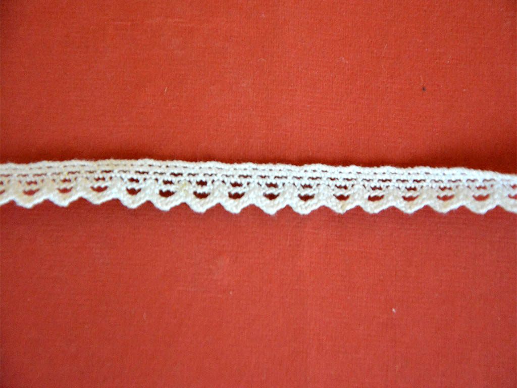 White Dyeable Pattern 37 Cotton Crochet Lace