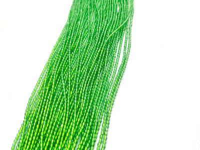 Green Transparent Hydro Spherical Crystal Beads (Wholesale)