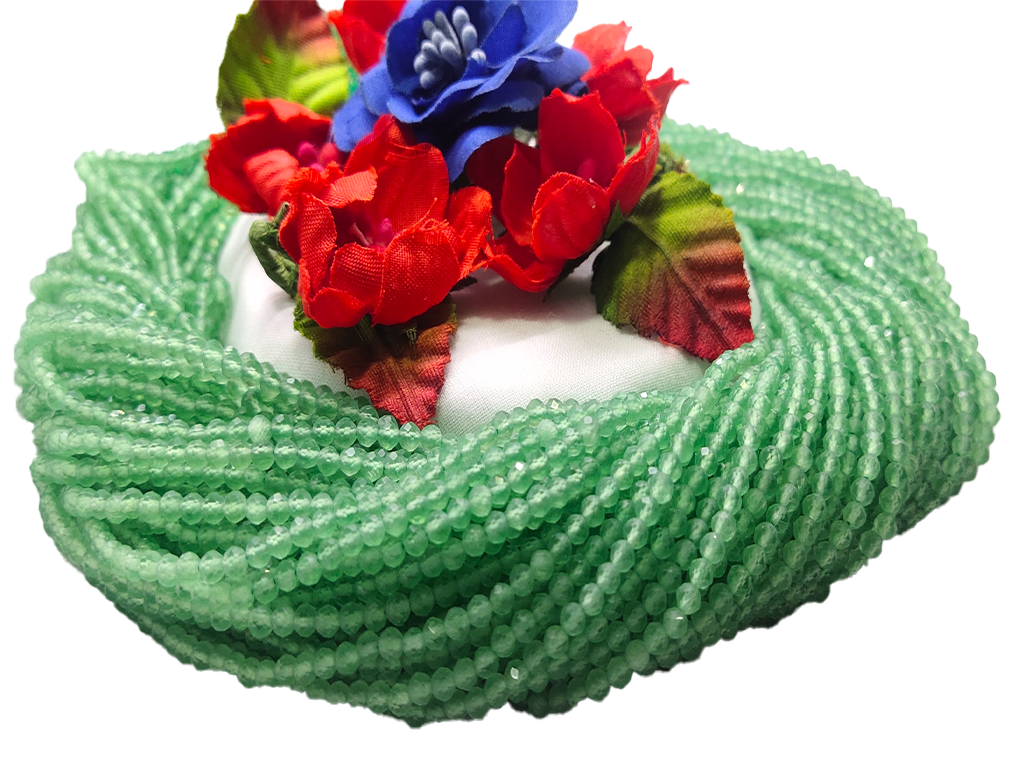 Green Monalisa Hydro Crystal Beads (Wholesale)