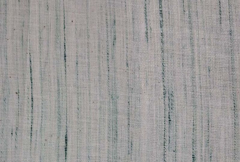 Greenish White Plain Combination Futki Cotton Fabric