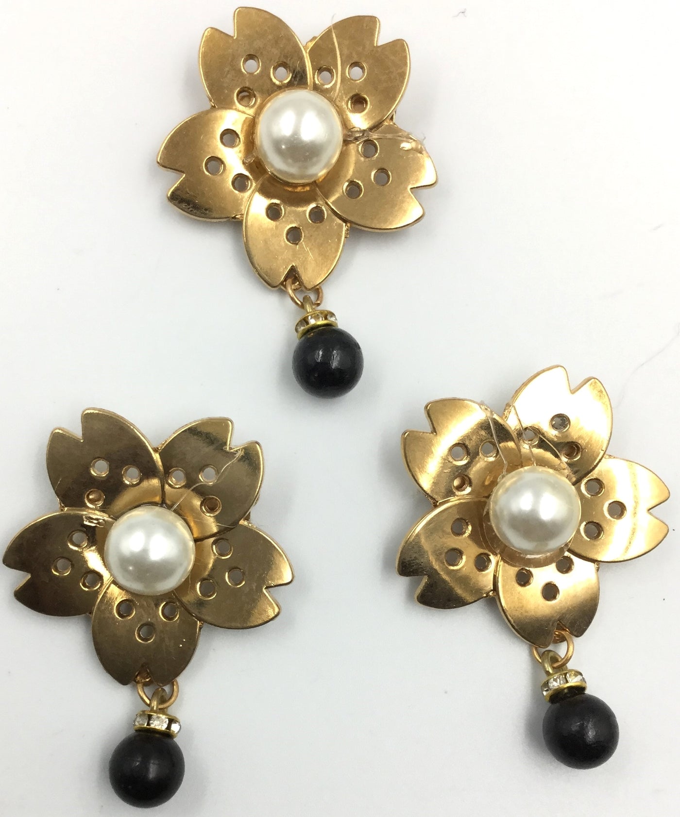 Golden Flower Brooch