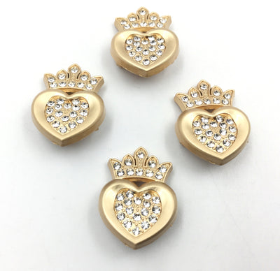 Golden Heart Brooch