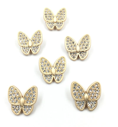 Golden Butterfly Brooch