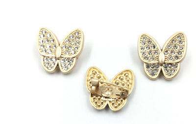 Golden Butterfly Brooch