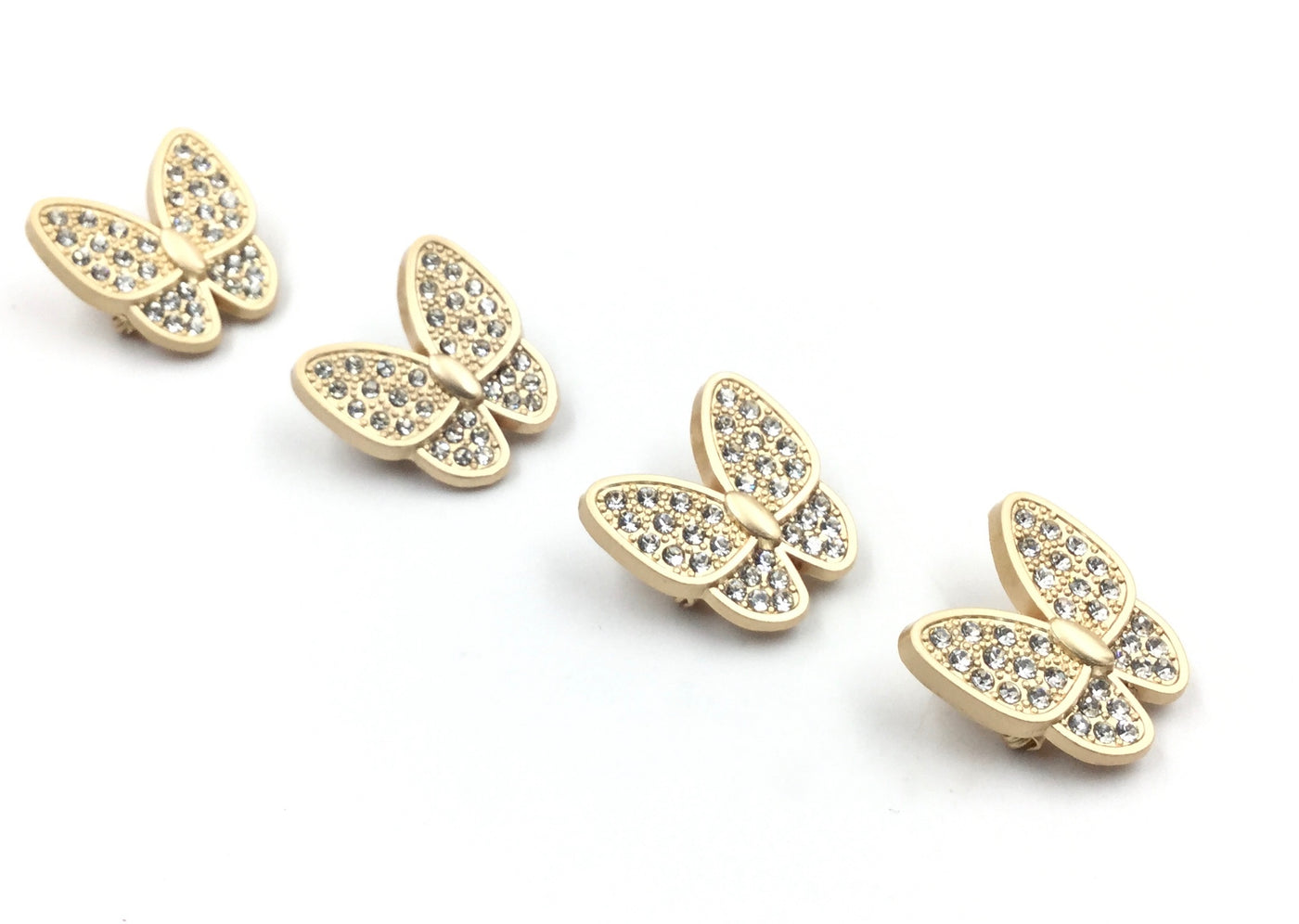 Golden Butterfly Brooch