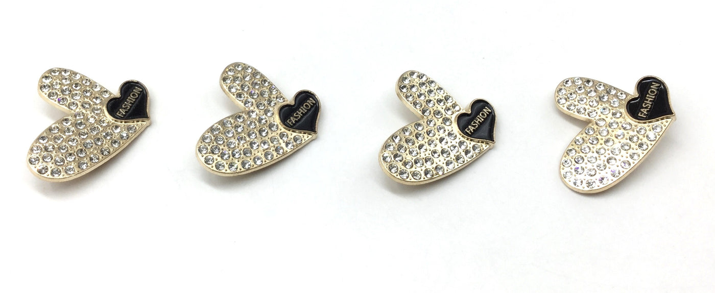 Sand Golden Heart Shape Cufflinks