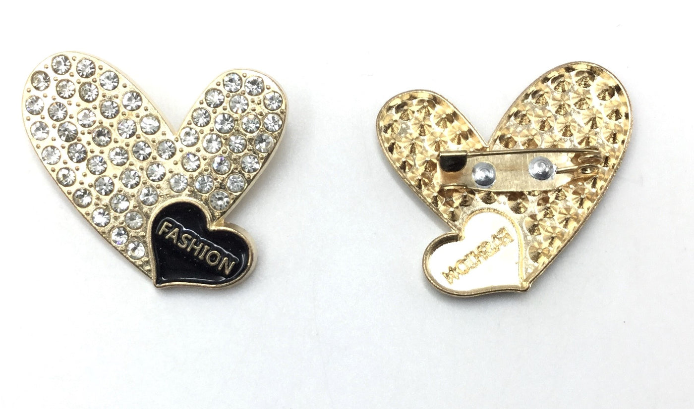 Sand Golden Heart Shape Cufflinks