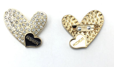 Sand Golden Heart Shape Cufflinks