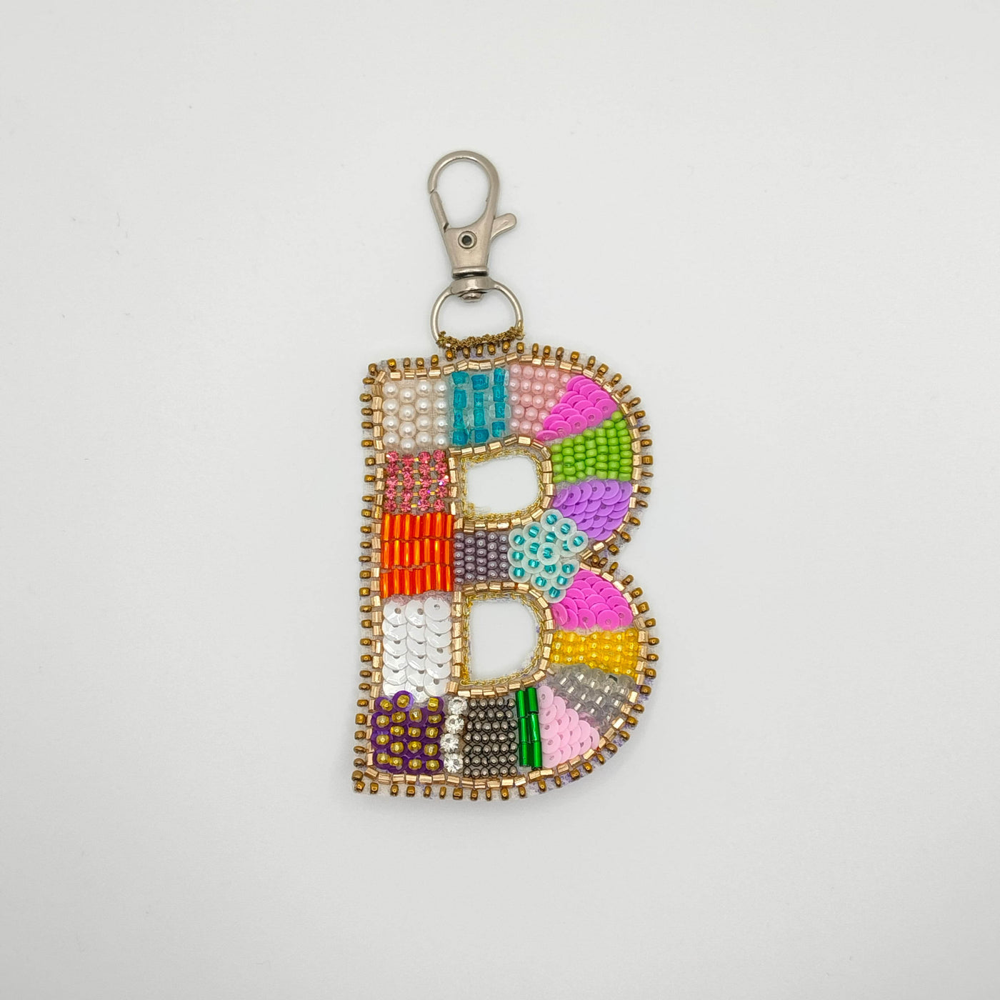 Multicolor 'B' Bag Charms