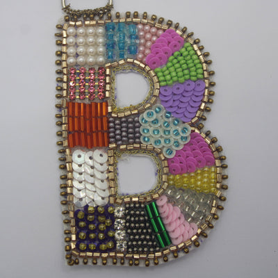 Multicolor 'B' Bag Charms