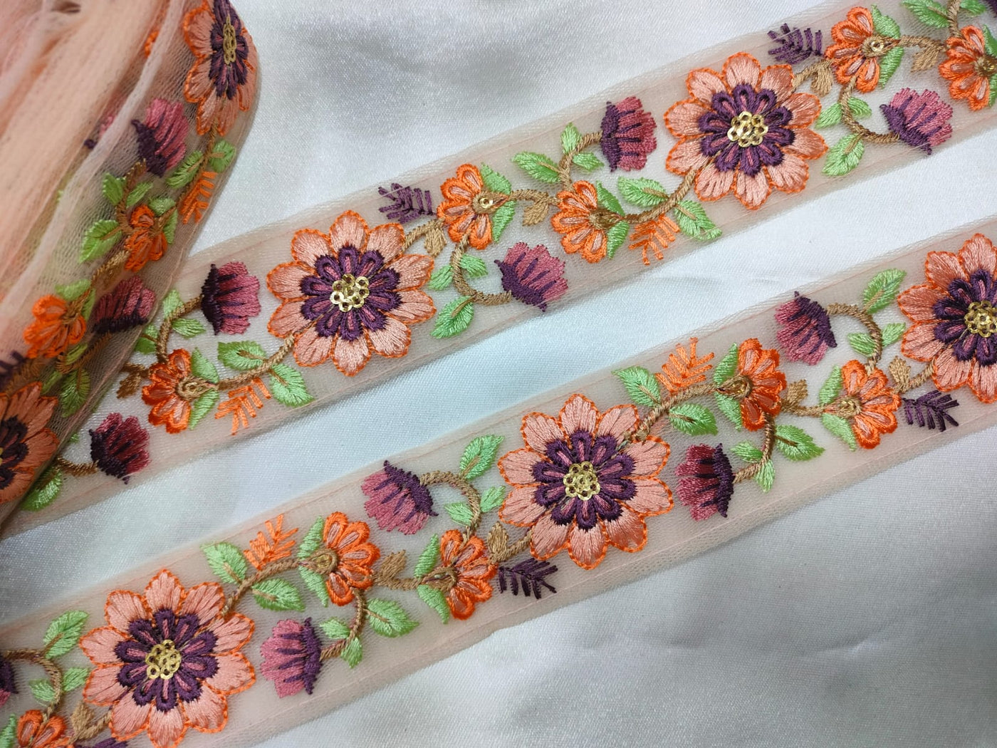 Multicolour Embroidery Trim