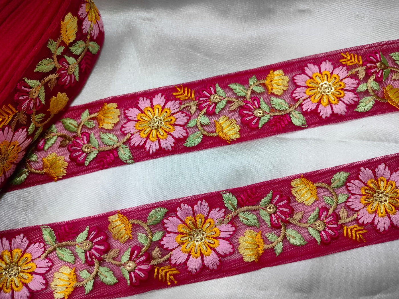 Multicolour Embroidery Trim