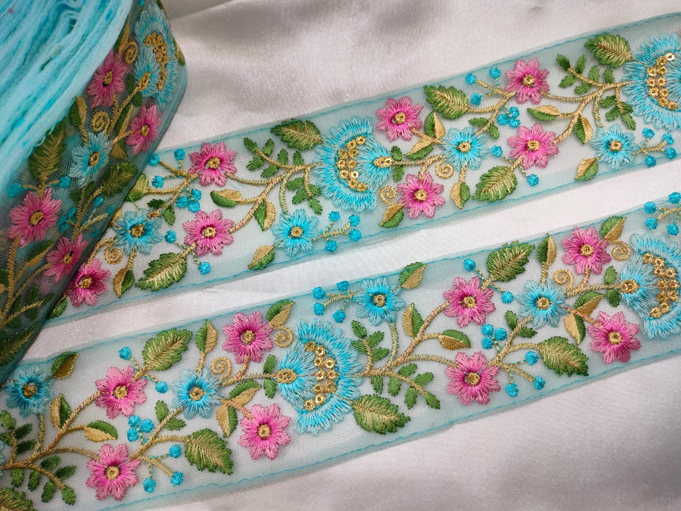 Multicolour Embroidery Trim