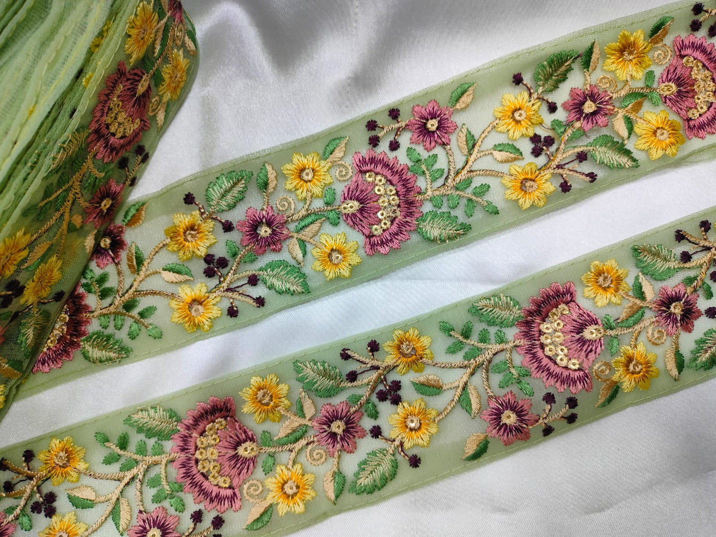 Multicolour Embroidery Trim