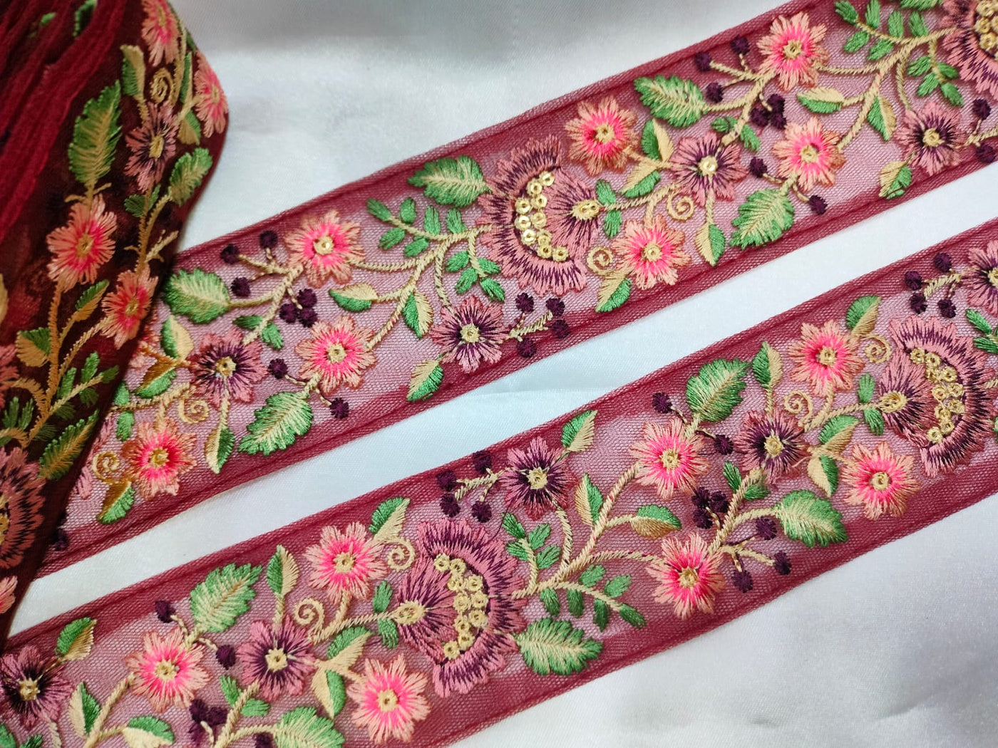 Multicolour Embroidery Trim