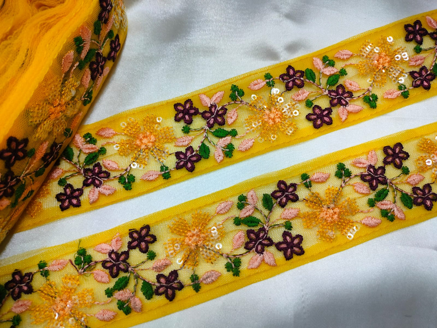 Multicolour Embroidery Trim