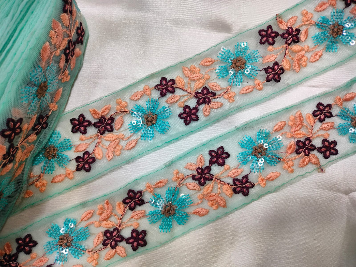 Multicolour Embroidery Trim