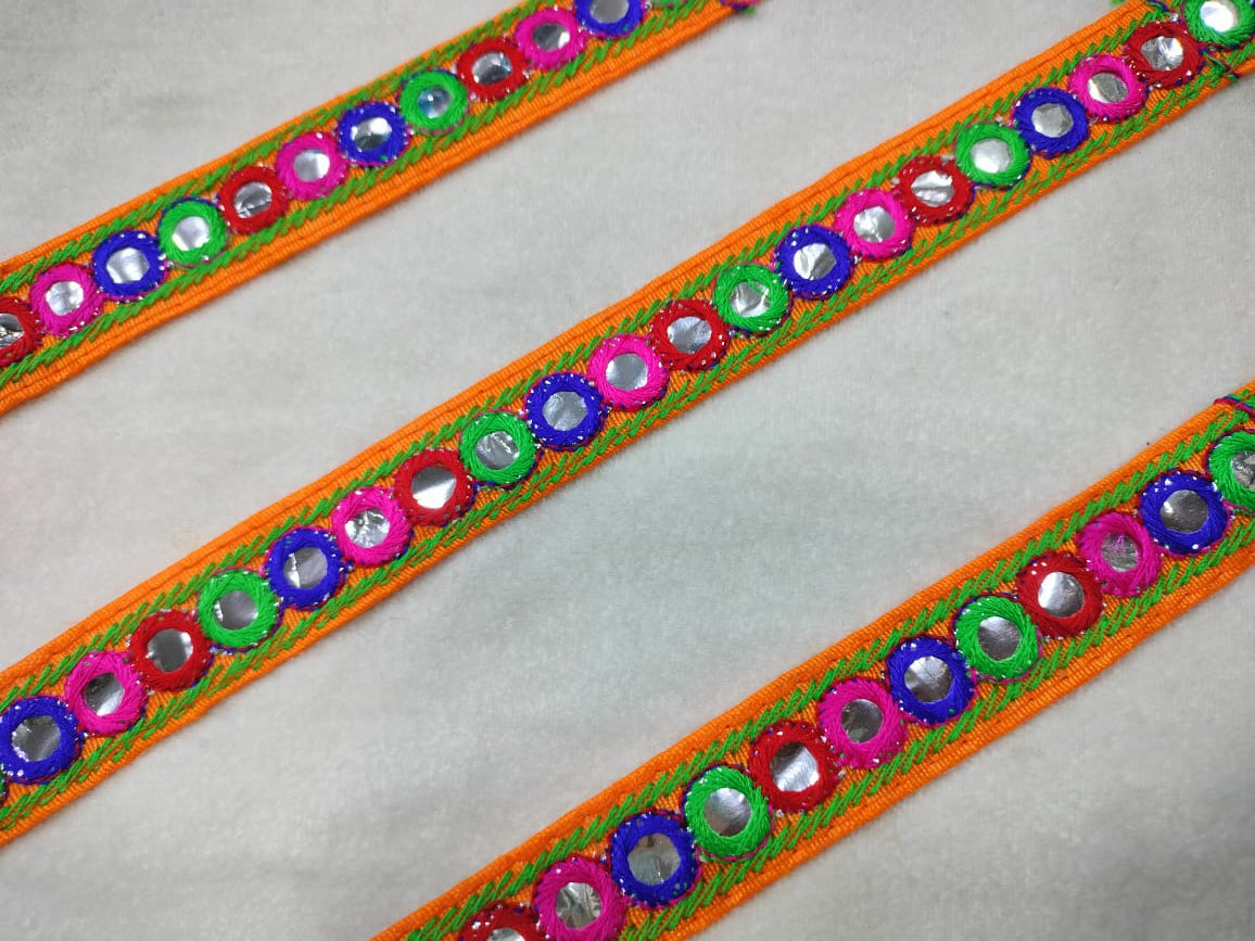 Multicolor Embroidery Trim