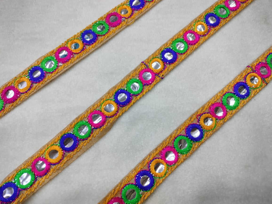 Multicolor Embroidery Trim