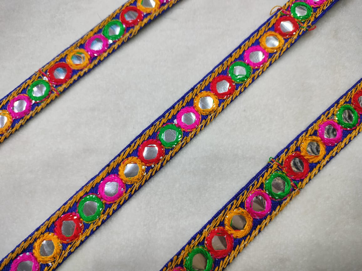 Multicolor Embroidery Trim