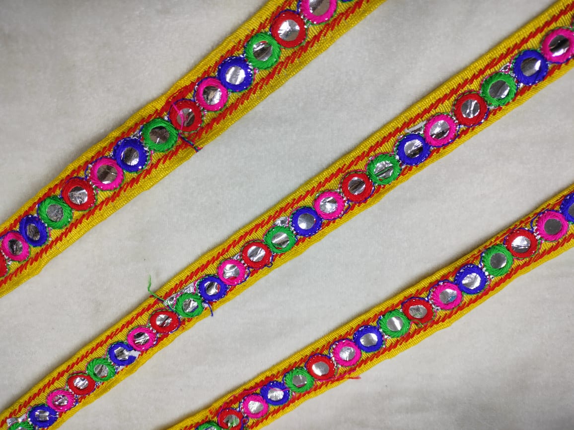 Multicolor Embroidery Trim