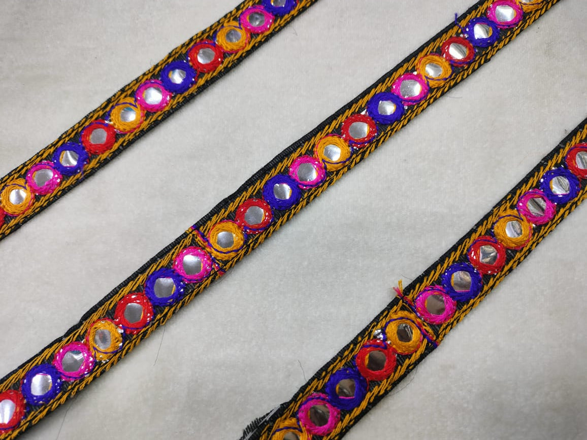 Multicolor Embroidery Trim