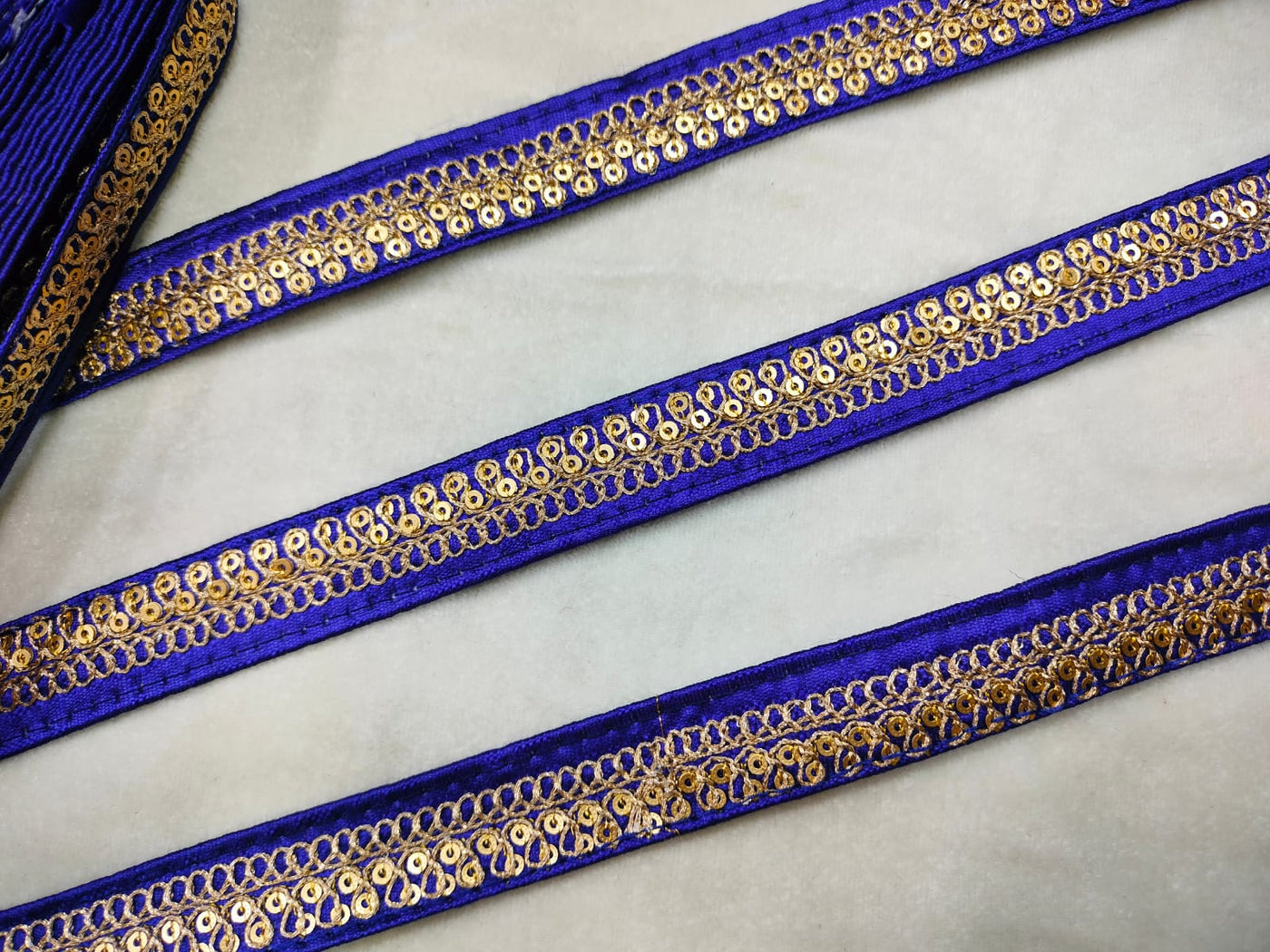 Blue Fancy Sequence Trim