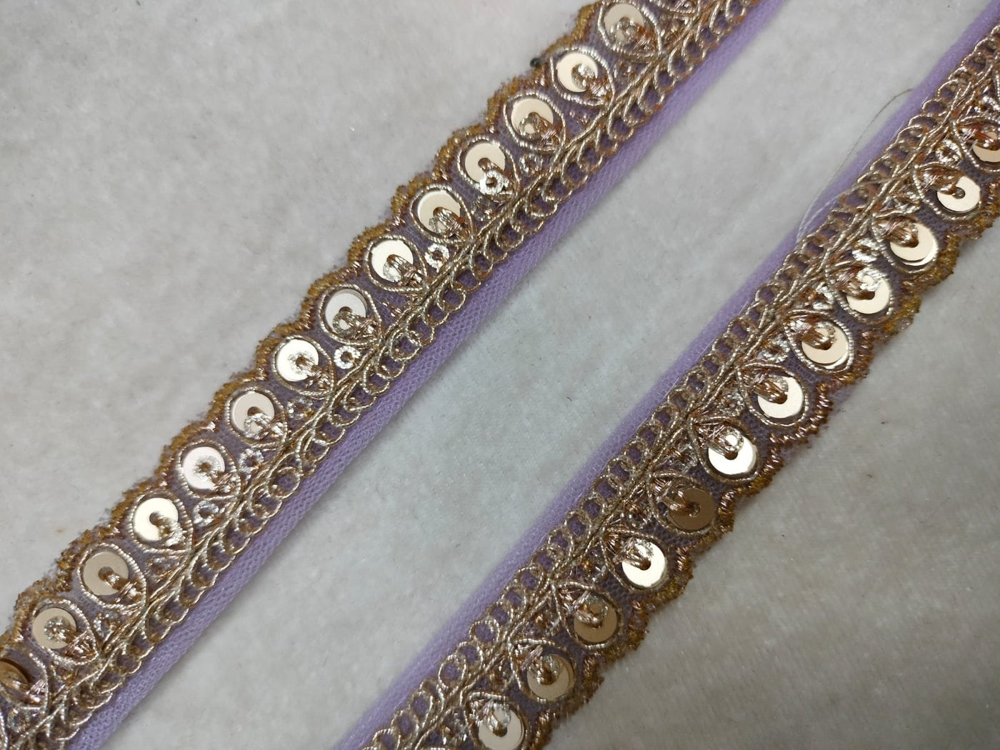 Lavender Embellished Trim