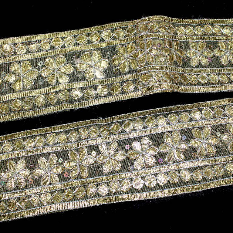 Golden Transparent Traditional Gota Trim (Wholesale)